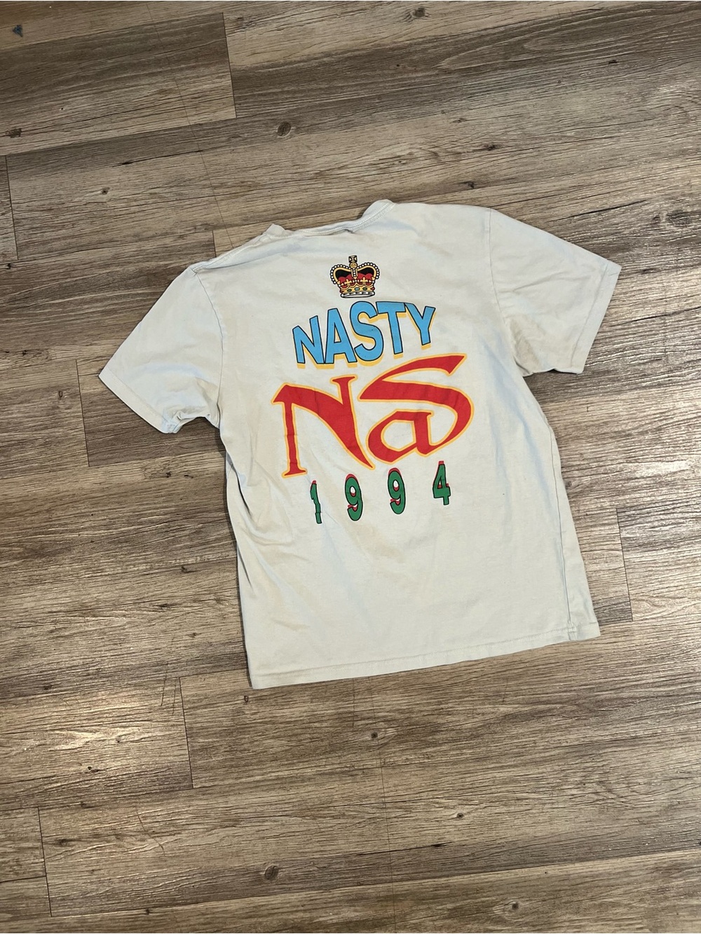 NAS T-Shirt Tee Medium Music Back Nasty 1994 One Time For 4 Your Mind Rap